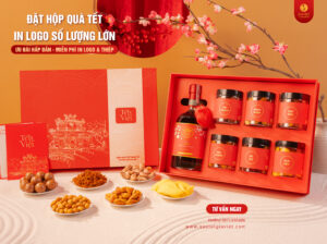Đặt Hộp Quà Tết In Logo Sớm